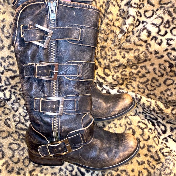 Tall Coral Buckle Boots, make a statement! - Picture 6 of 6